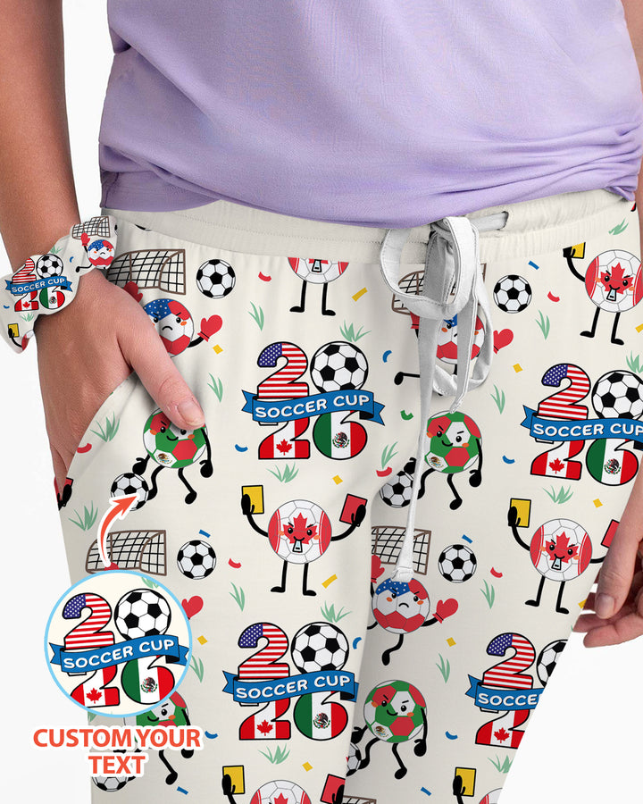 Soccer Squad 2026 Bamboo Women Pajama Set