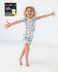 Easter Story Colorable Bamboo Two Piece Short Sleeve Shorts Pajama Set