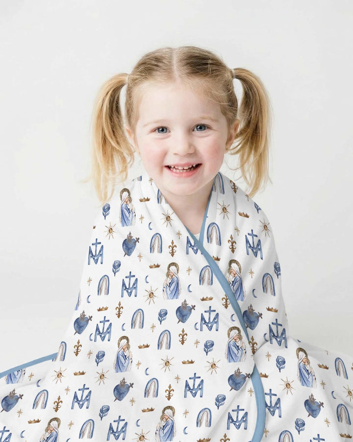 Little Ave Maria Bamboo Blanket