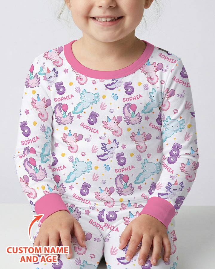 Personalized Alolt Of Fun Birthday Bamboo Two Piece Long Sleeve Pajama Set