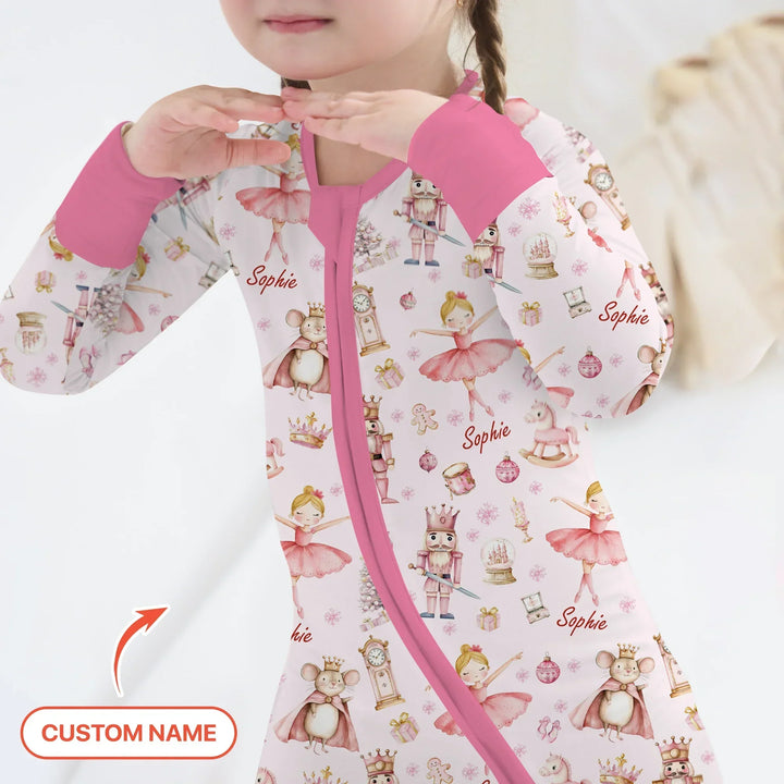 Custom Character "Ballerina Nutcracker Fairytale" Bamboo Convertible Zippy