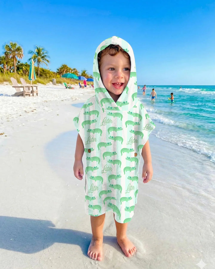 Later Gator Bamboo Swim Poncho