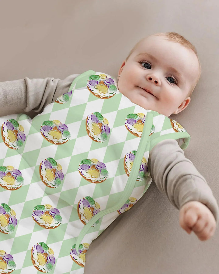 Mardi Gras Donut Bamboo Sleep Bag