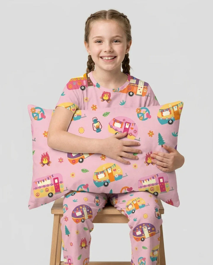 Happy Little Camper Bamboo Pillow Case