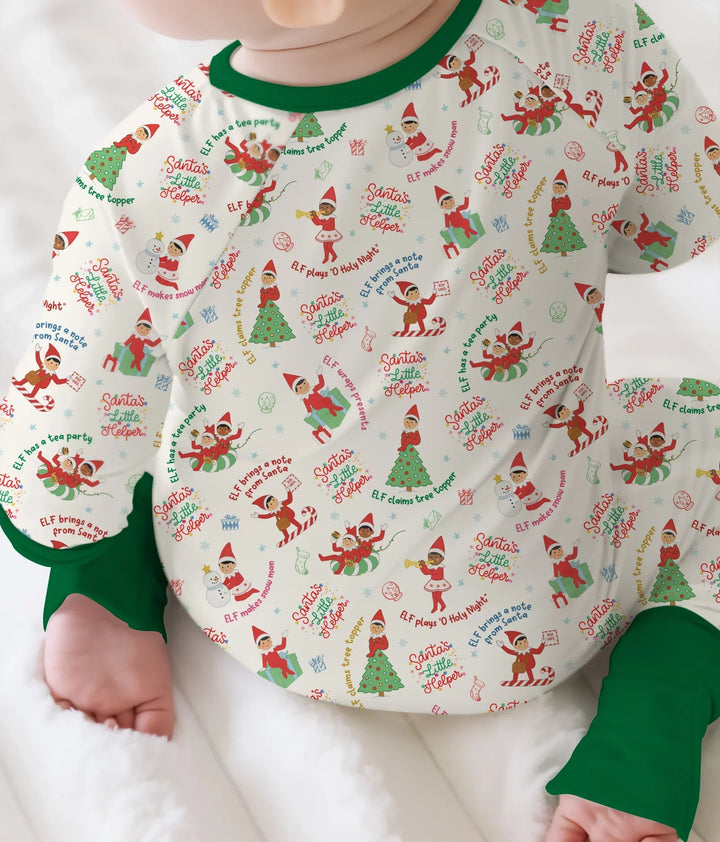 Christmas Elf Bamboo Convertible Zippy