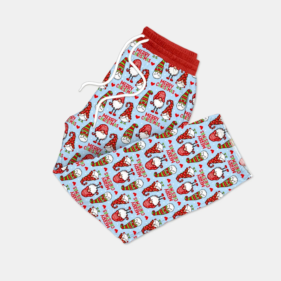Gnomie Christmas Bamboo Men's Pajama Set
