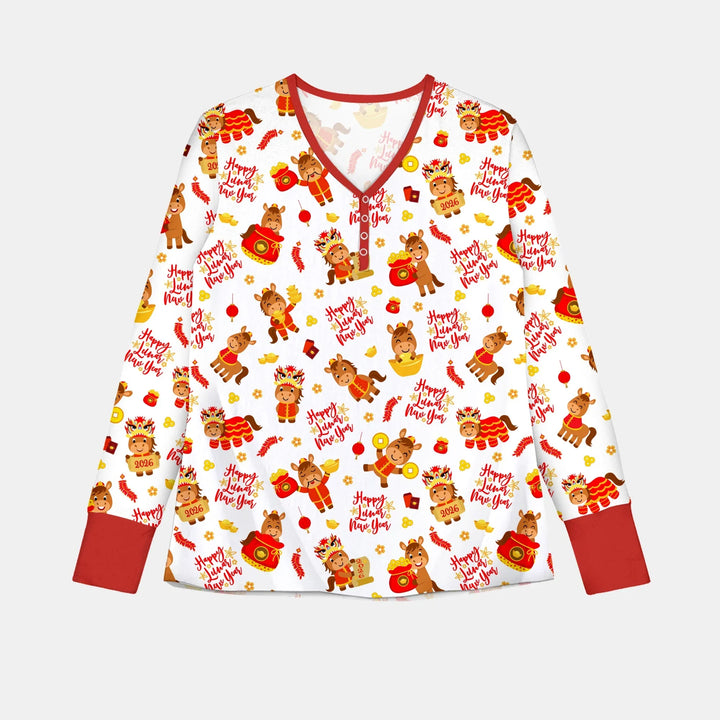 Year of the Horse Bamboo Women Pajama Set