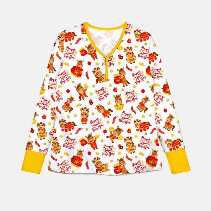 Year of the Horse Bamboo Women Pajama Set