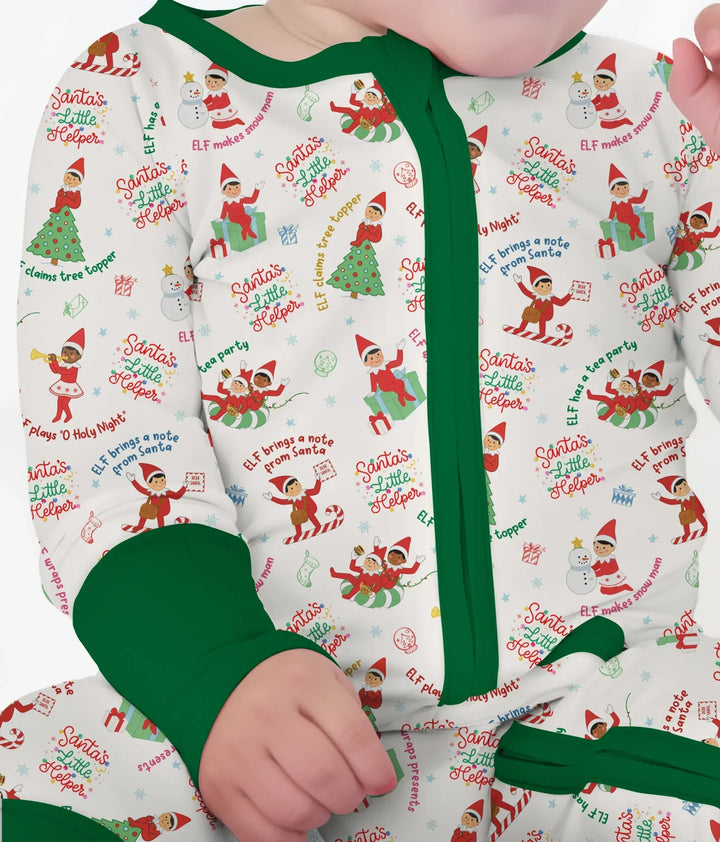 Christmas Elf Bamboo Convertible Zippy