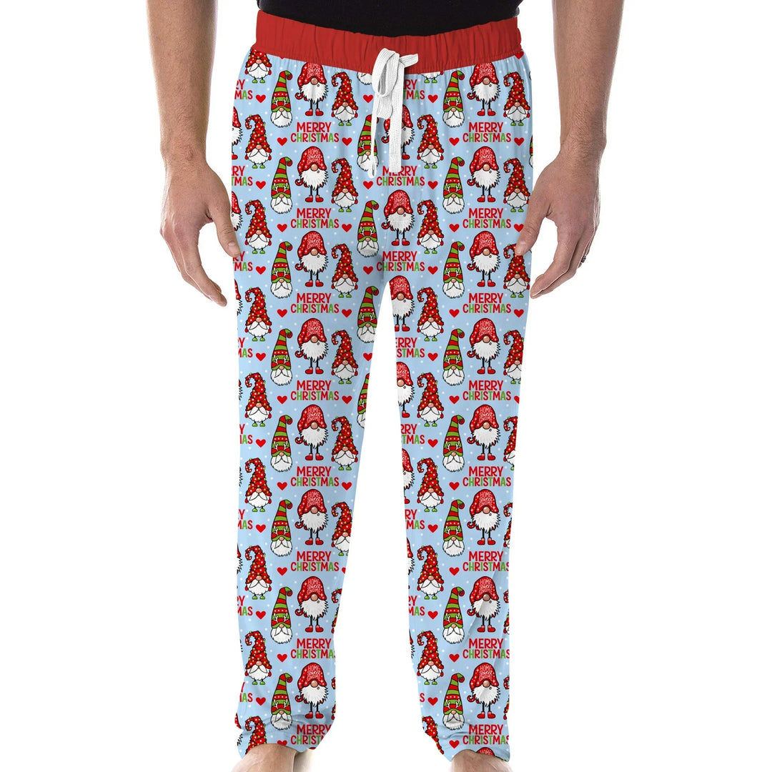 Gnomie Christmas Bamboo Men's Pajama Set