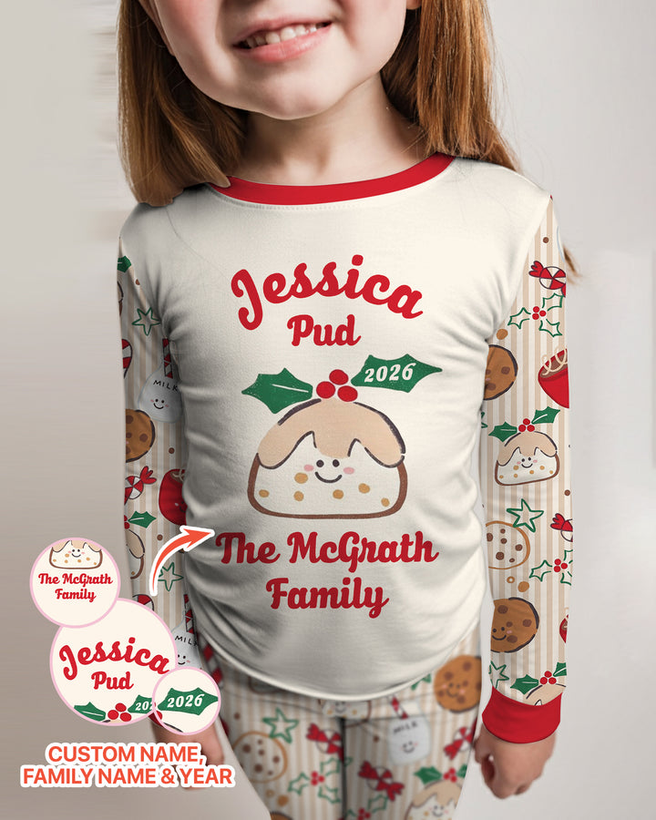 My Little Pudding Bamboo Two Piece Long Sleeve Pajama Set