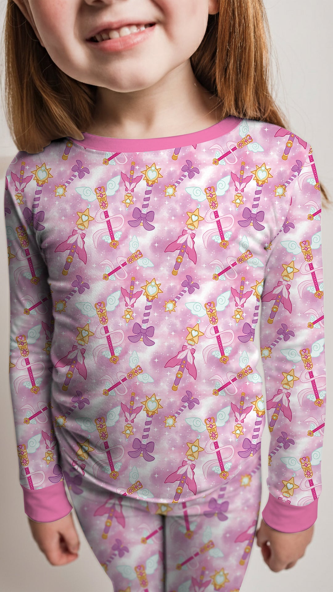Template Bamboo Two Piece Long Sleeve Pyjamas Set