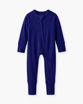 Midnight Blue Bamboo Convertible Zippered Romper
