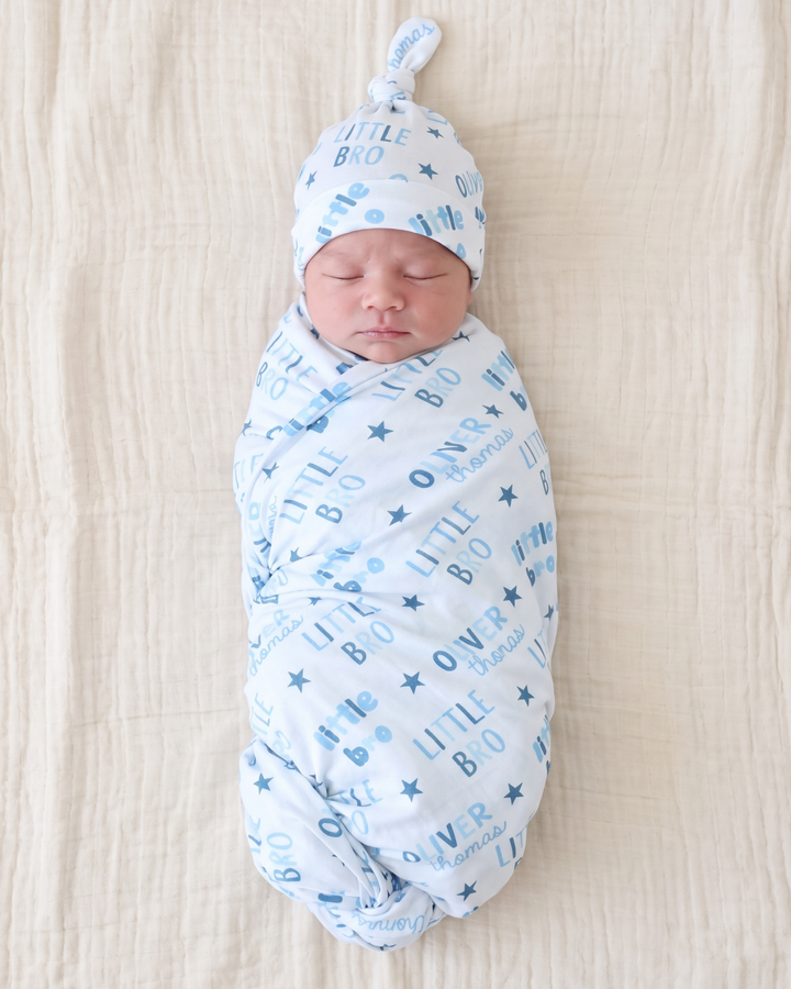 Little Bro Bamboo Swaddle Blanket
