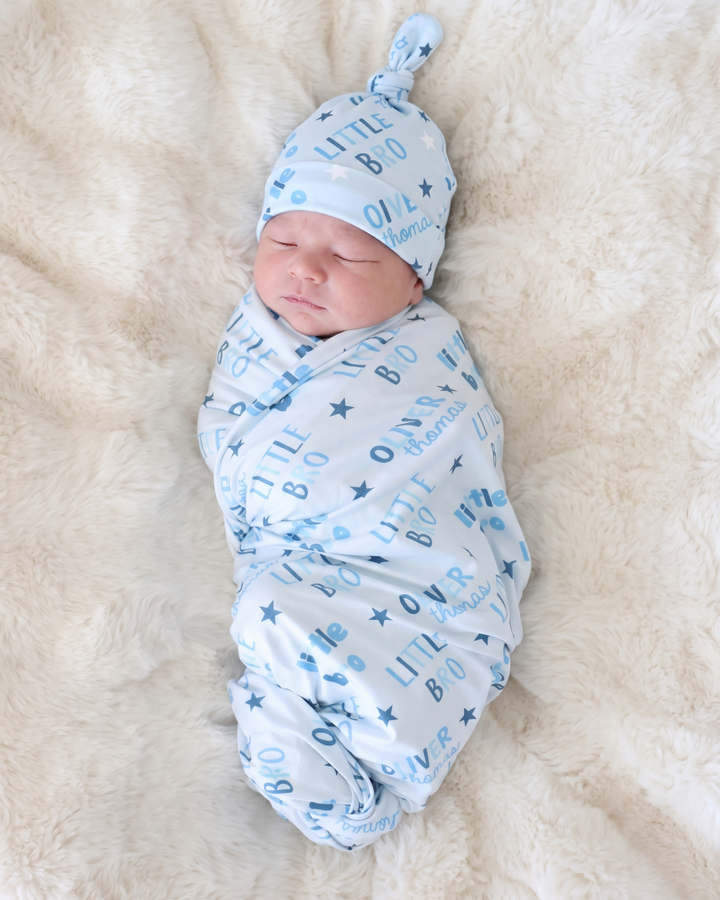 Little Bro Bamboo Swaddle Blanket