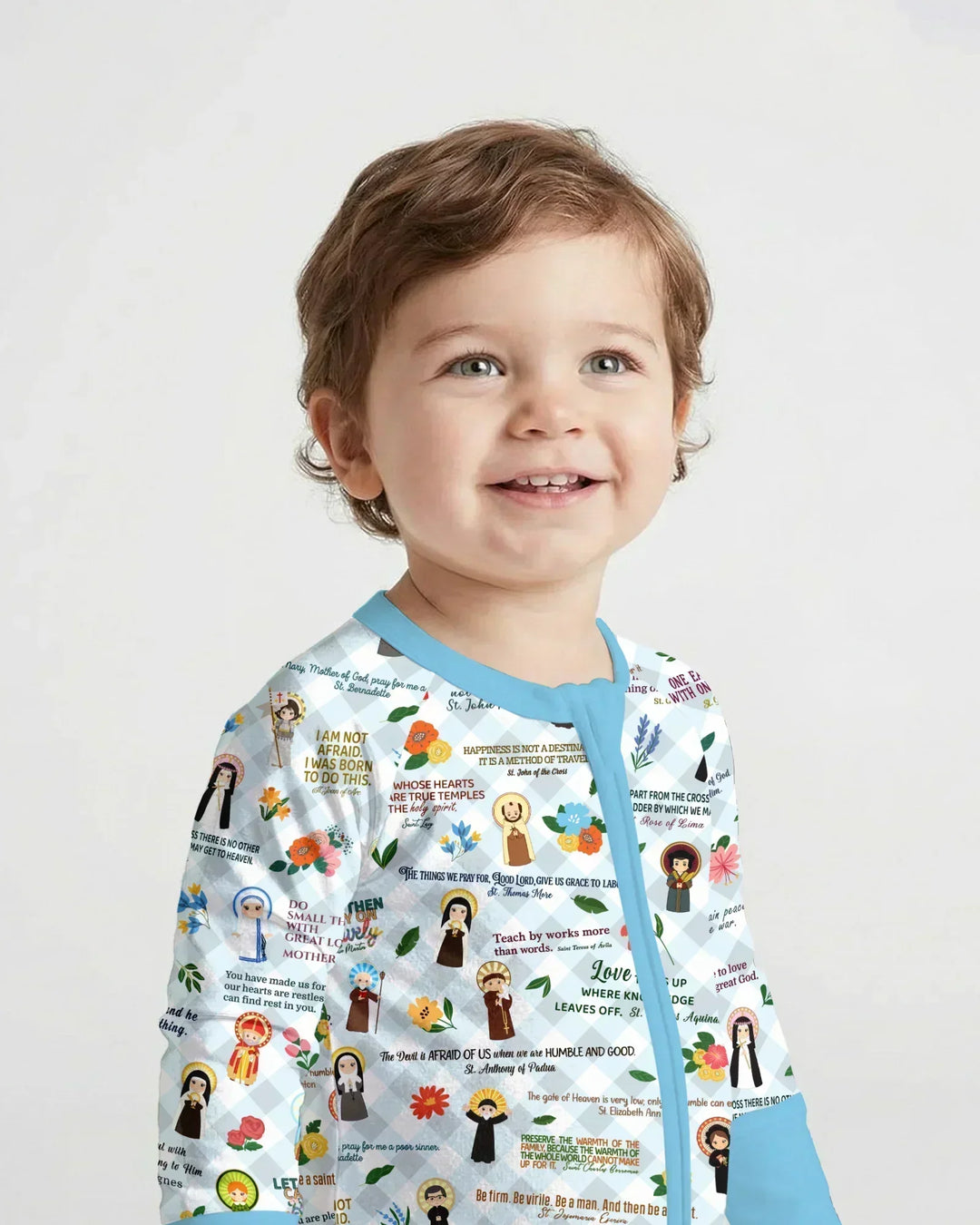 Catholic Saint Quotes Bamboo Convertible Zippy