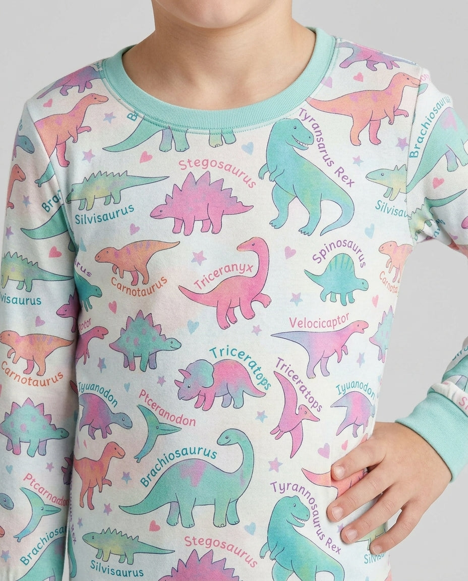 Template Bamboo Two Piece Long Sleeve Pyjamas Set