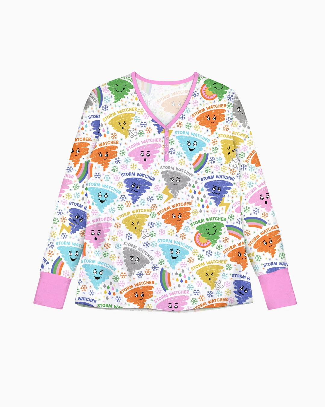 Tornado Family Matching Bamboo Women Pajama Set