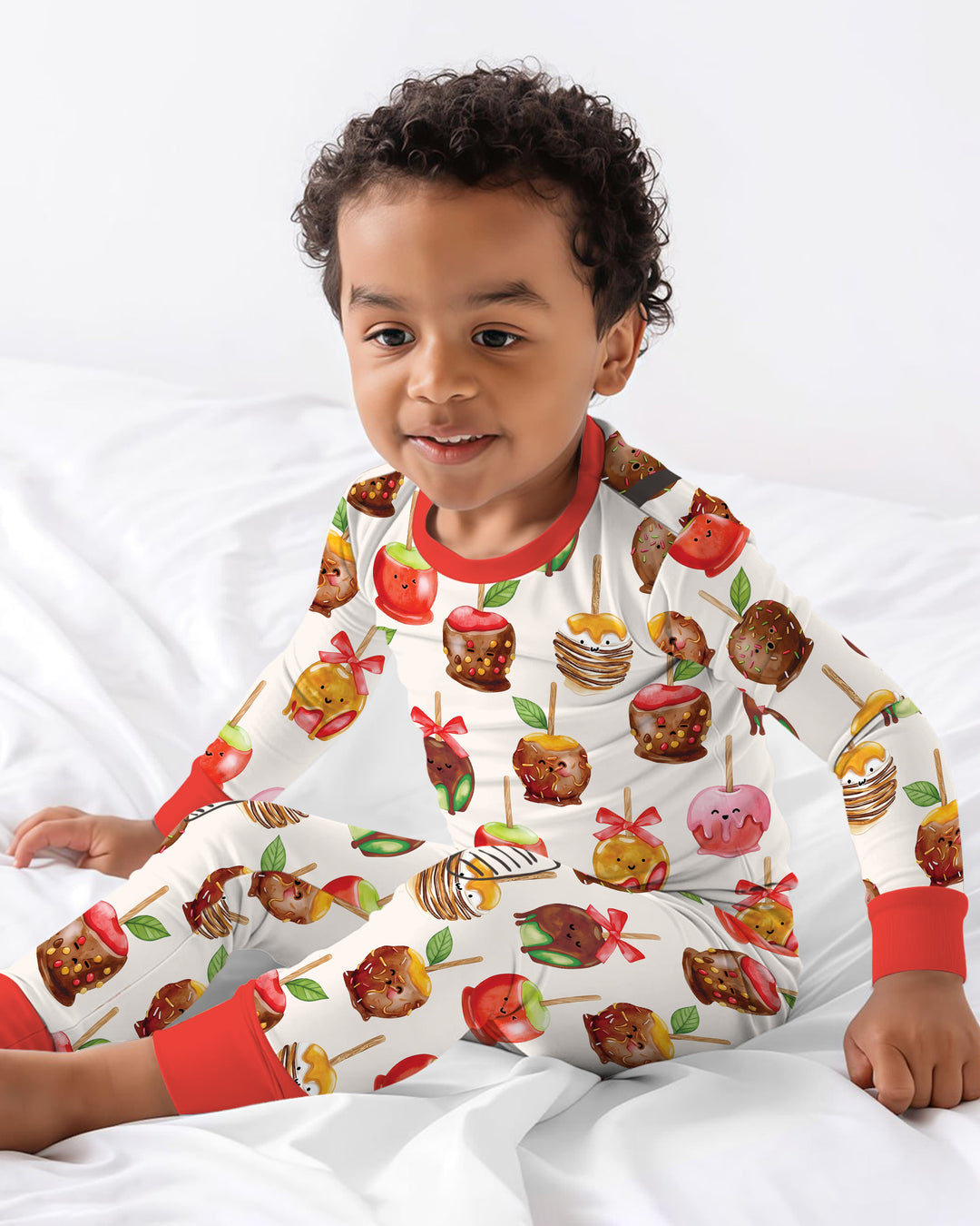 Template Bamboo Two Piece Long Sleeve Pyjamas Set