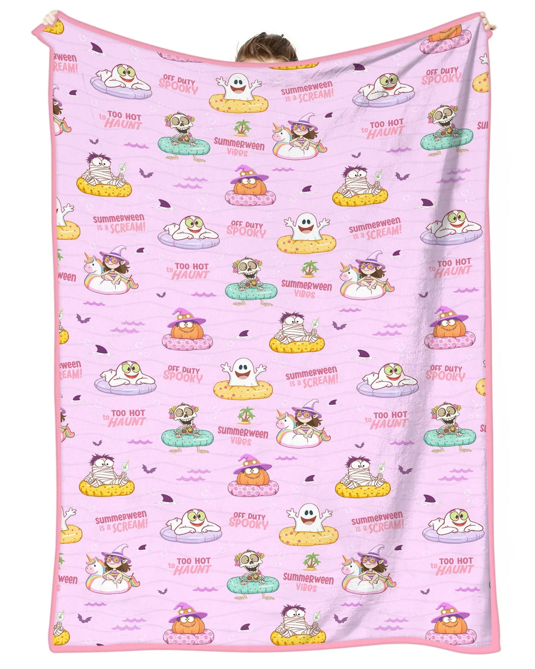 Summerween Cartoon Bamboo Blanket