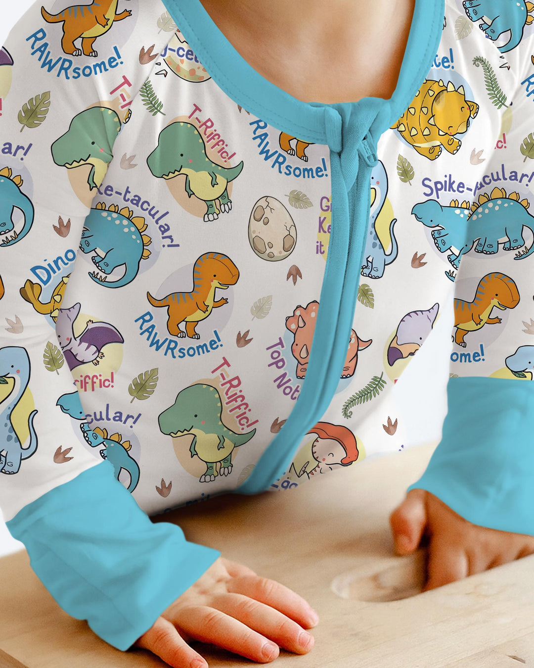 Cute Dinosaur Pun Bamboo Convertible Zippy