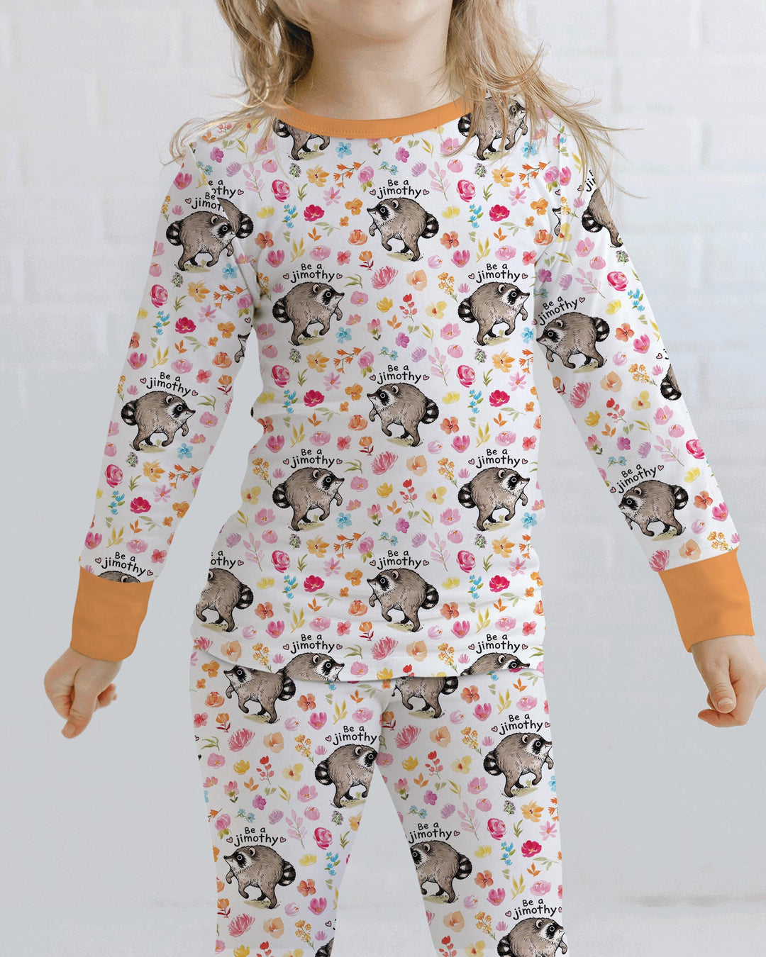 Template Bamboo Two Piece Long Sleeve Pyjamas Set