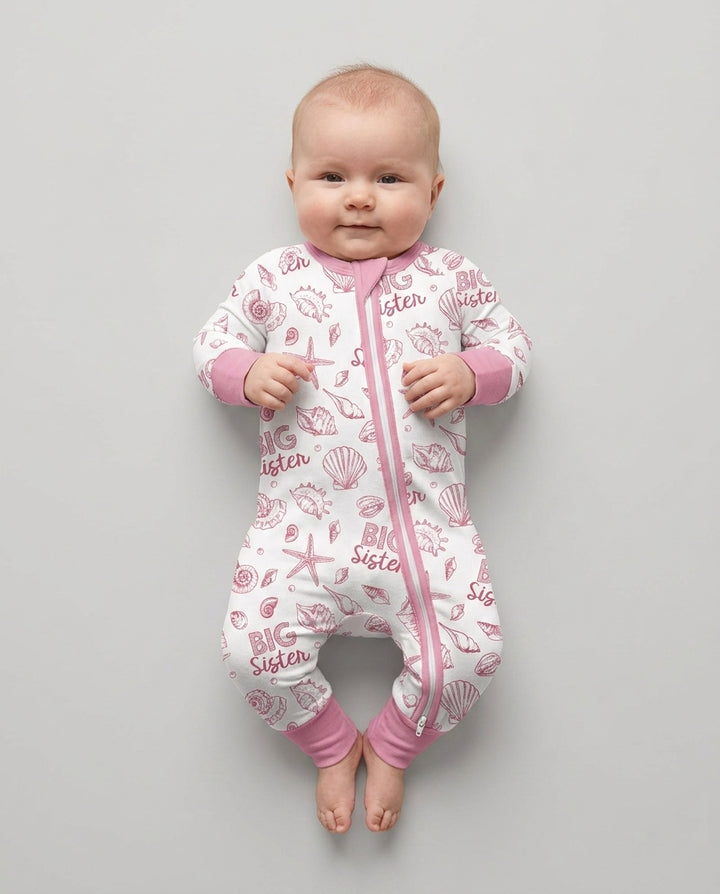 Coquette Seashell Matching Sibling Bamboo Convertible Zippy