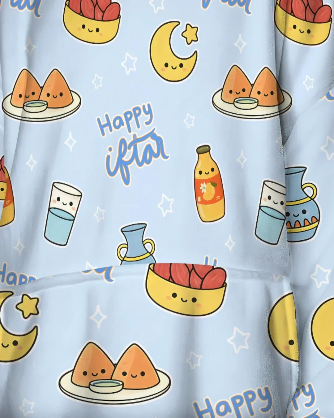 Iftar Party Wearable Bamboo Blanket Hoodie