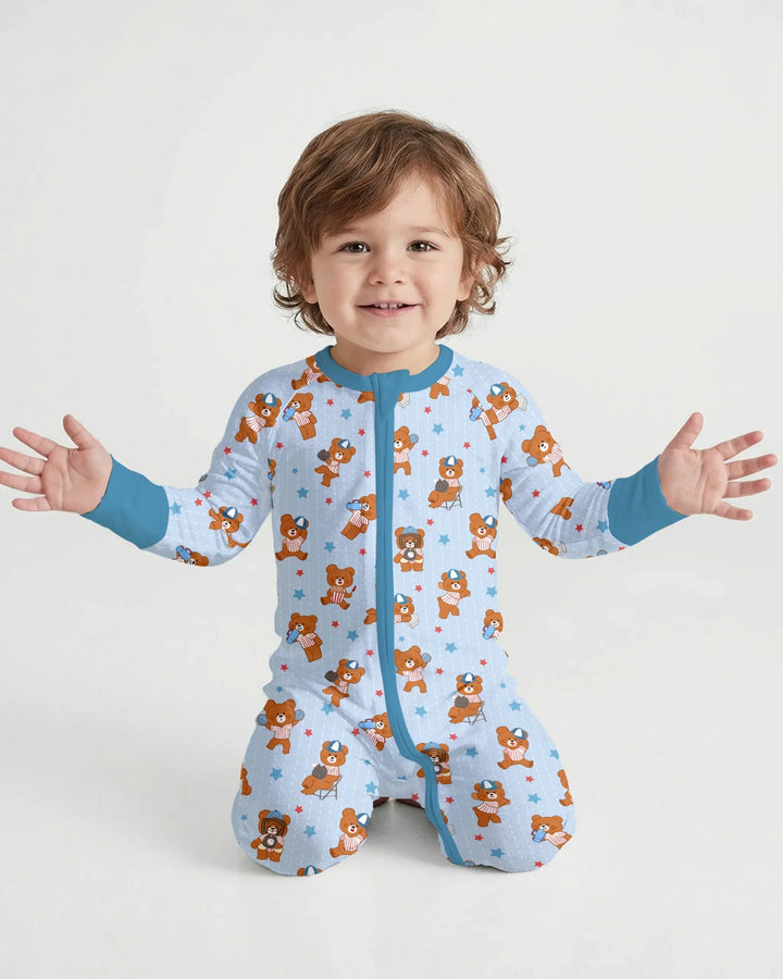 Born To Play Baseball Bamboo Convertible Zippy
