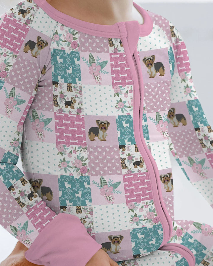 Floral Yorkie Grace Bamboo Convertible Zippy