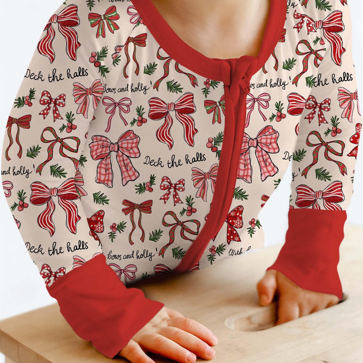 Coquette Christmas Bows Bamboo Convertible Zippy