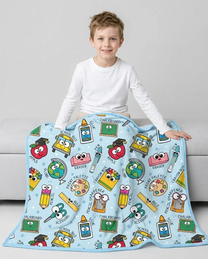 Happy School Pals Bamboo Blanket