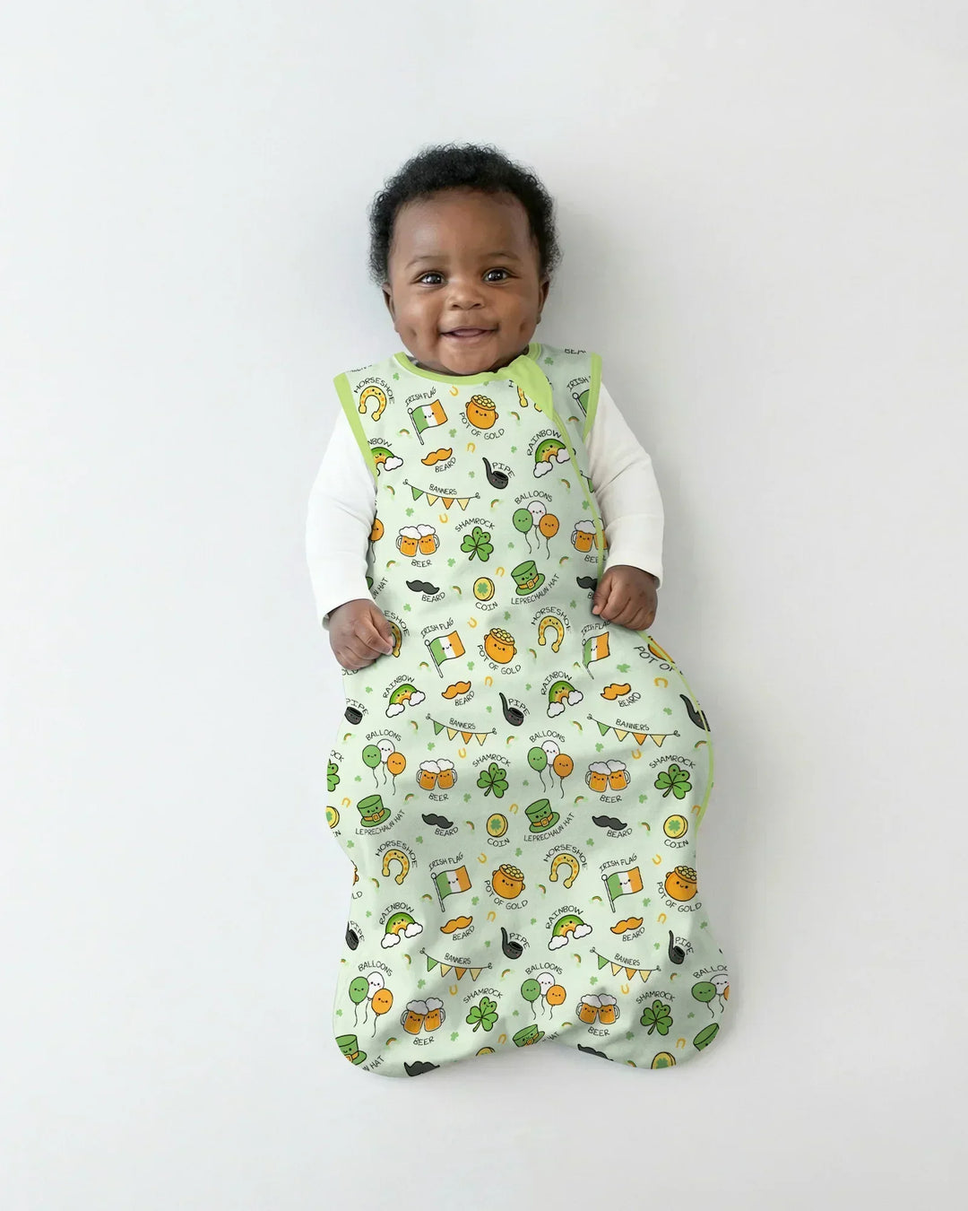 Kawaii St Patrick's Day Bamboo Sleep Bag