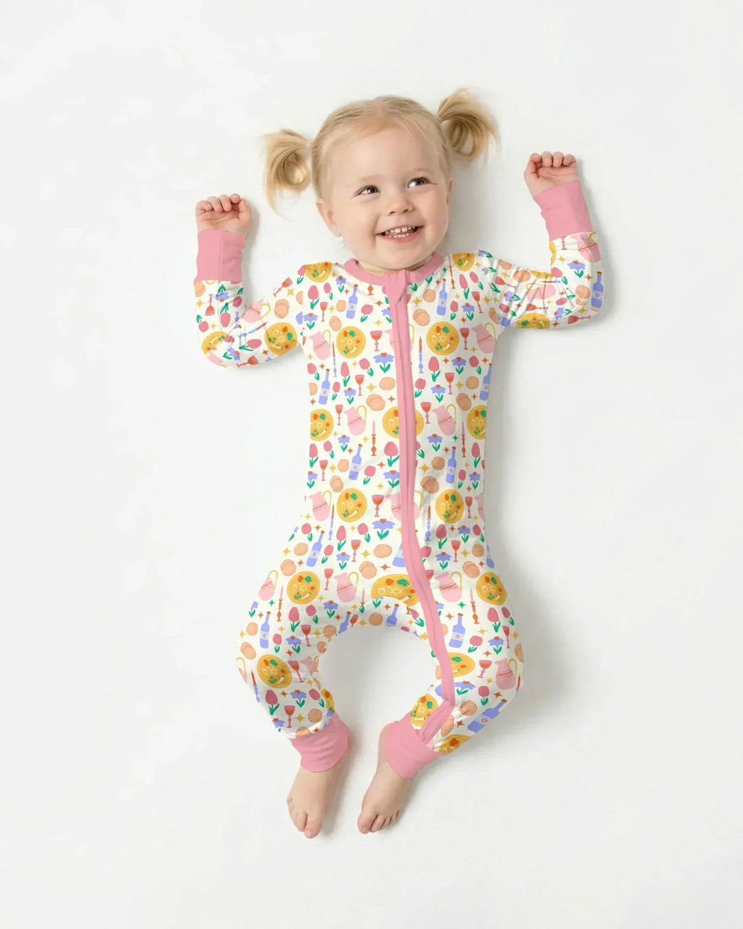 Pesach Sameach Matching Family Bamboo Convertible Zippy
