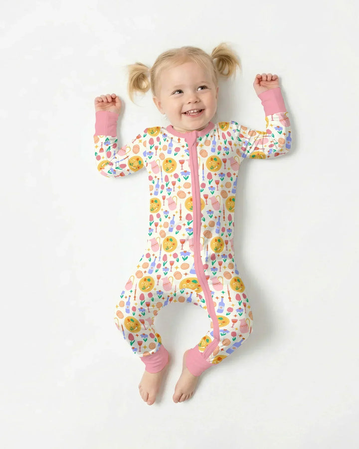 Pesach Sameach Matching Family Bamboo Convertible Zippy
