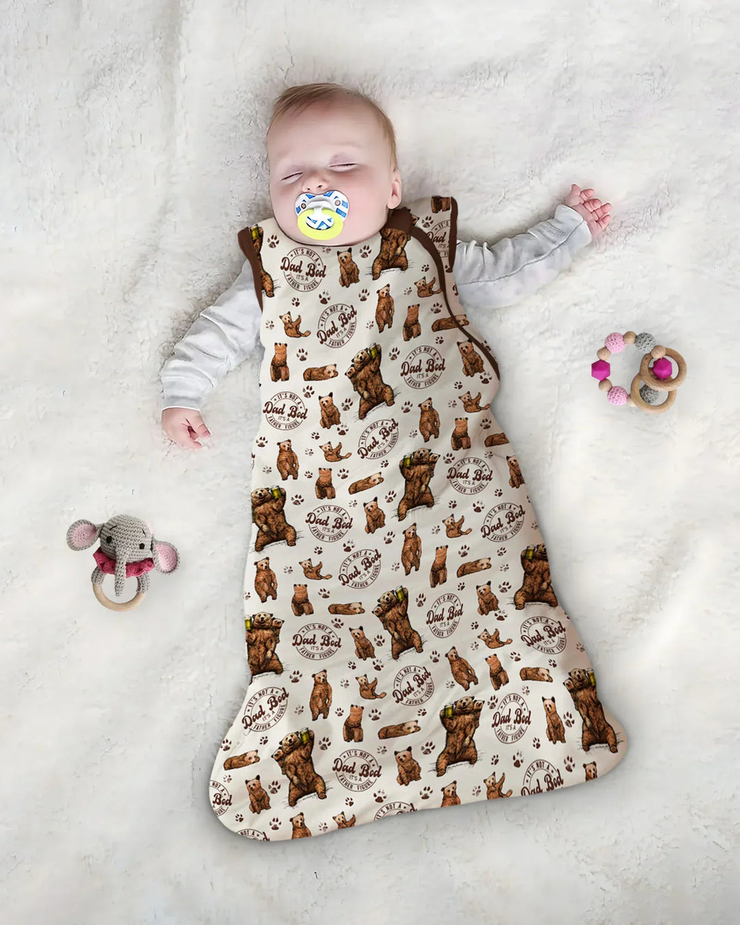 Daddy Bear It's Not A Dad Bod Bamboo Sleep Bag