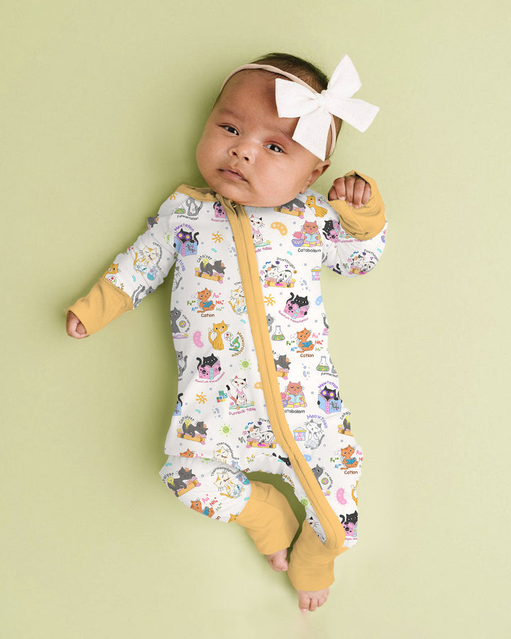 Funny Cat Love Scientist Bamboo Convertible Zippy