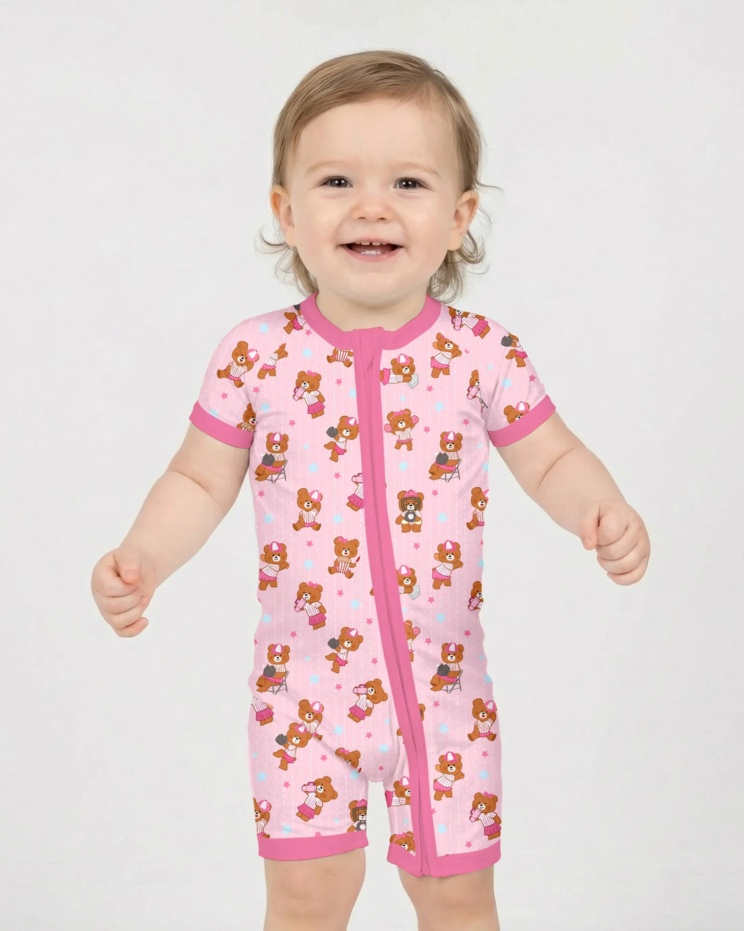 Born To Play Baseball Bamboo Shorty Zippy
