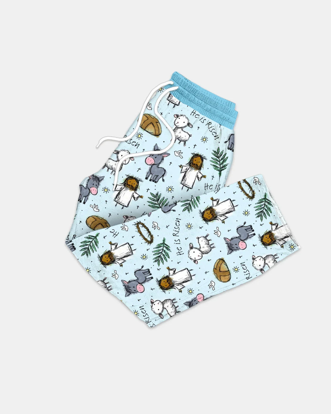 He Is Risen Easter Family Matching Bamboo Men's Pajama Set