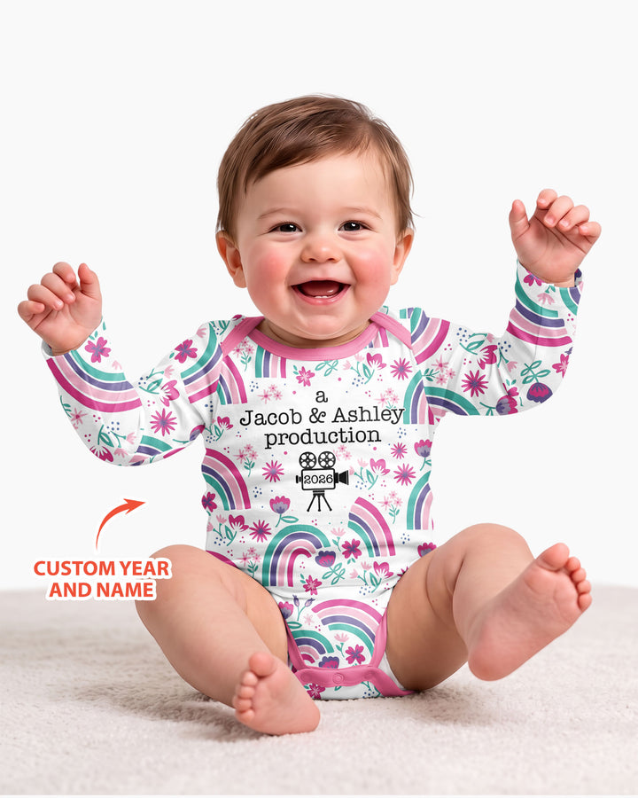 Baby Coming Soon Bamboo Bodysuit