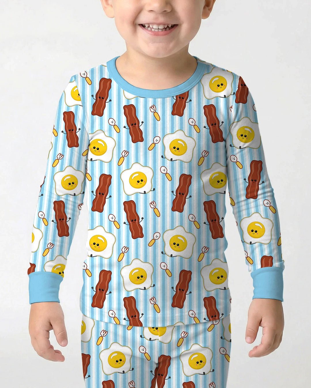 Breakfast Club Bamboo Two Piece Long Sleeve Pajama Set