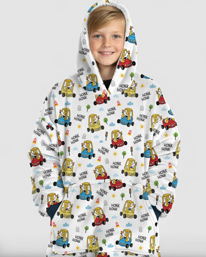 Honk Honk Silly Goose Wearable Bamboo Blanket Hoodie