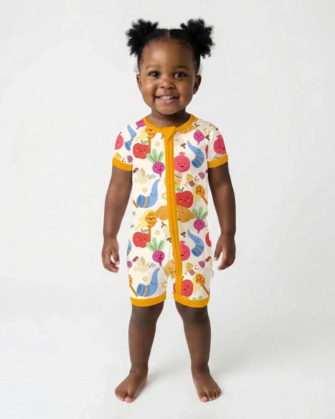 Shana Tova Rosh Hashanah Bamboo Shorty Zippy