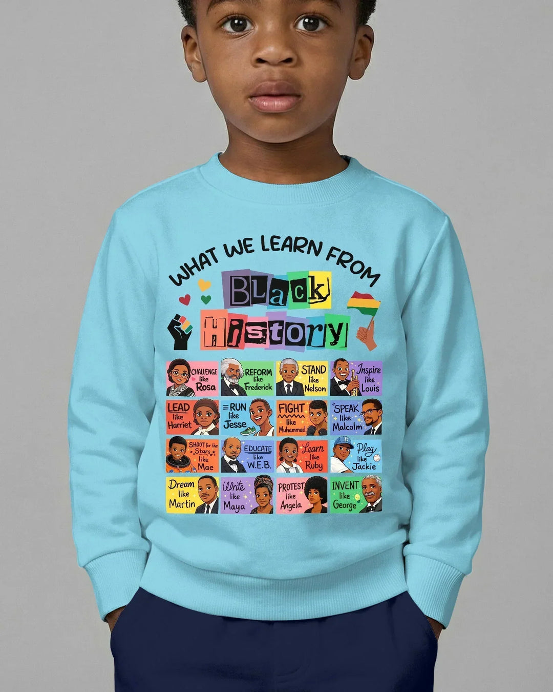 Black Month History Bamboo Crewneck Sweatshirt