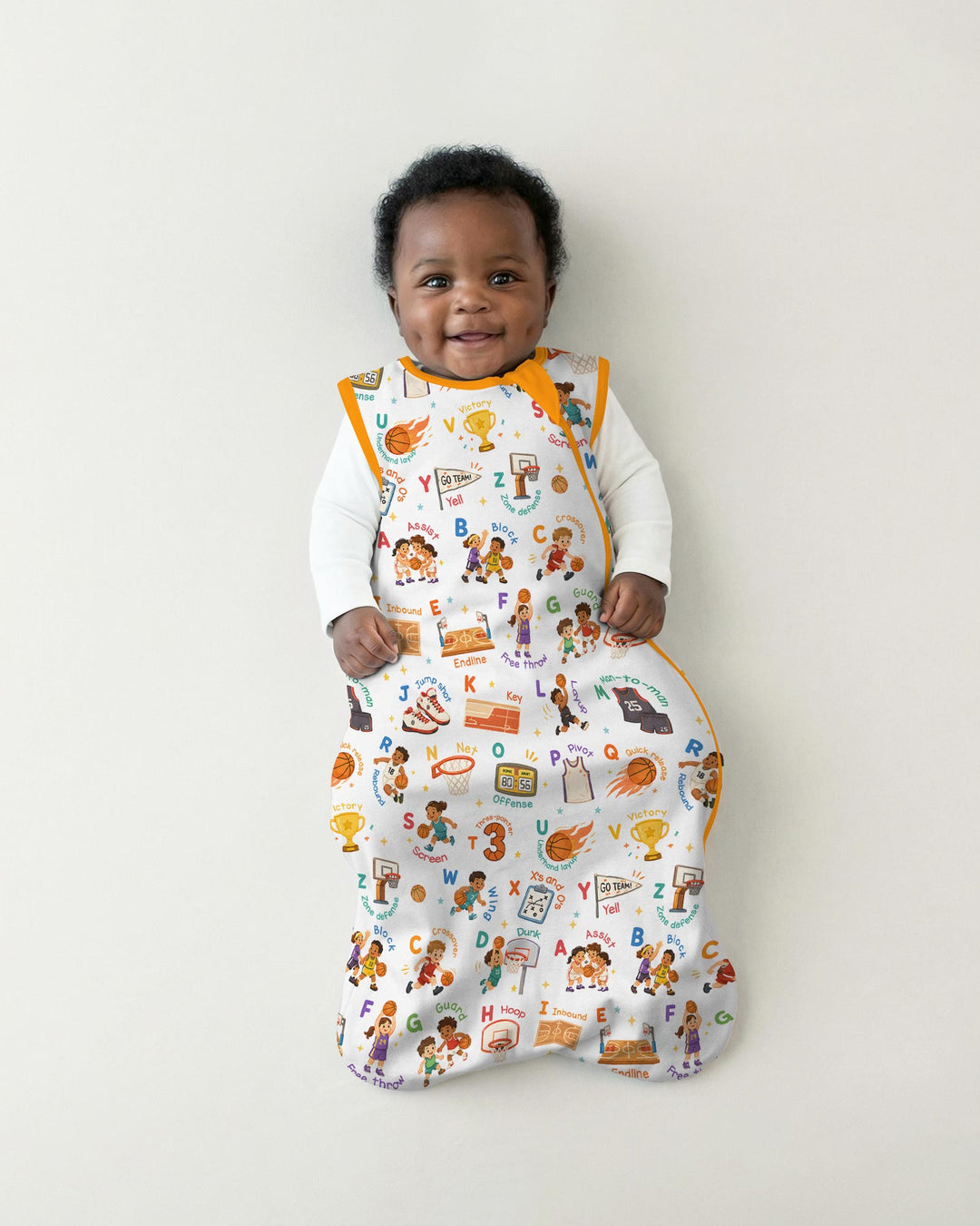 Basketball Alphabet Bamboo Sleep Bag