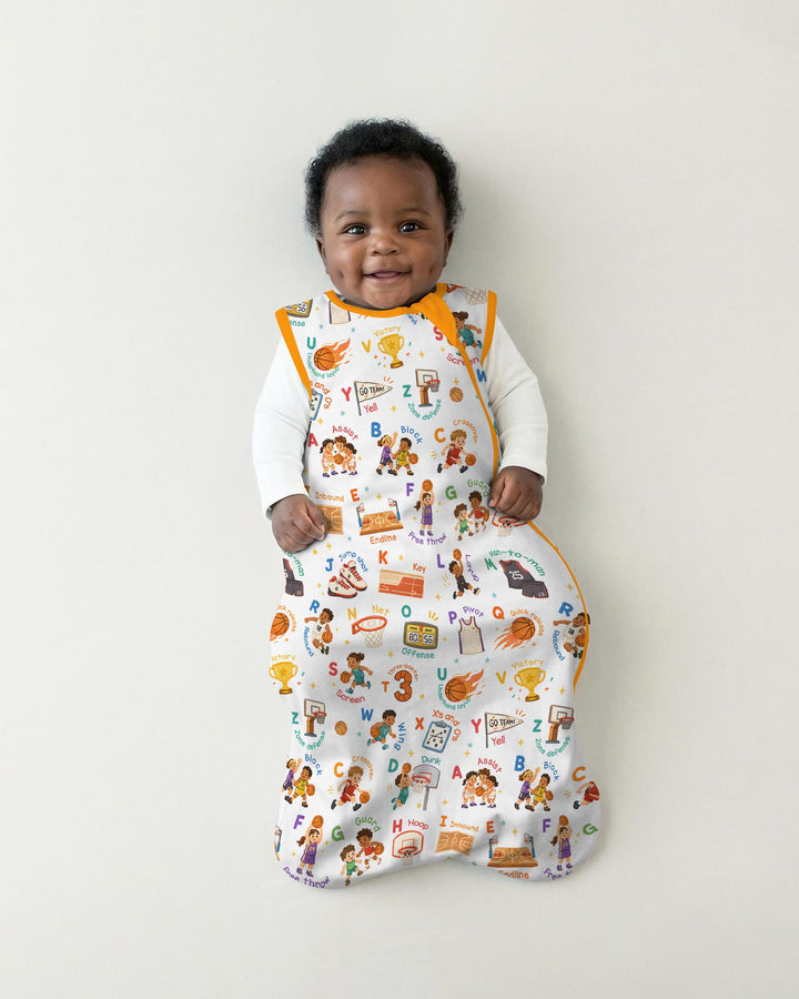 Basketball Alphabet Bamboo Sleep Bag