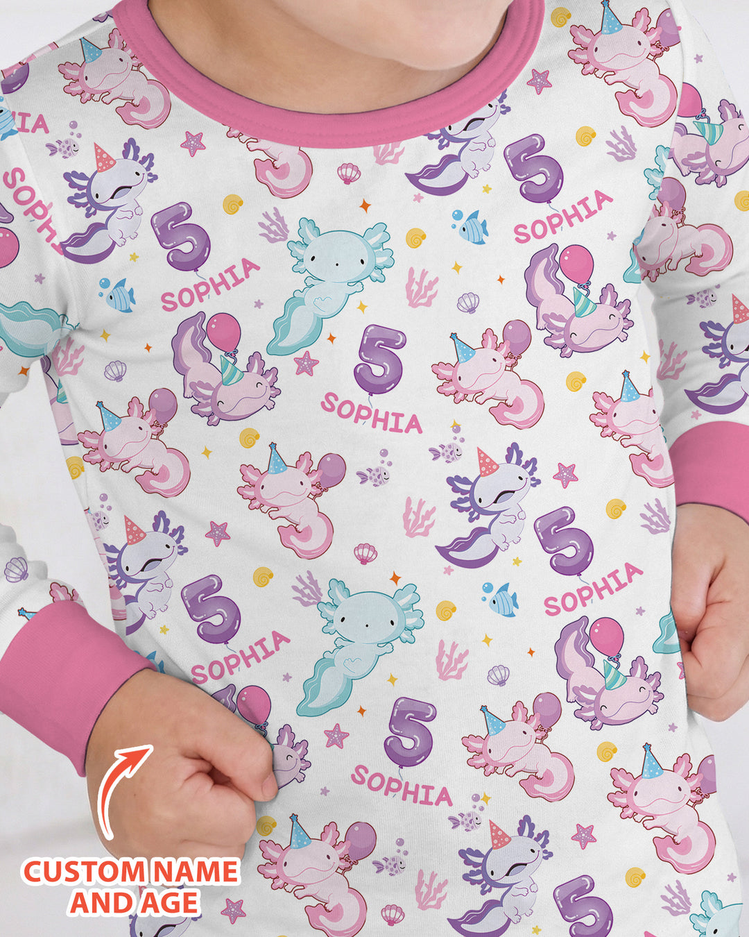 Personalized Alolt Of Fun Birthday Bamboo Two Piece Long Sleeve Pajama Set