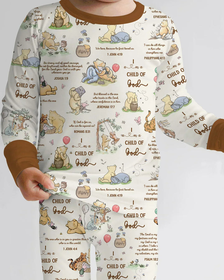 Child of God Whimsy Woodland Bamboo Two Piece Long Sleeve Pajama Set