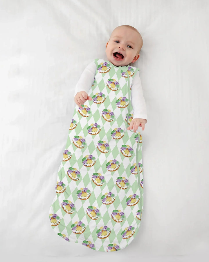 Mardi Gras Donut Bamboo Sleep Bag
