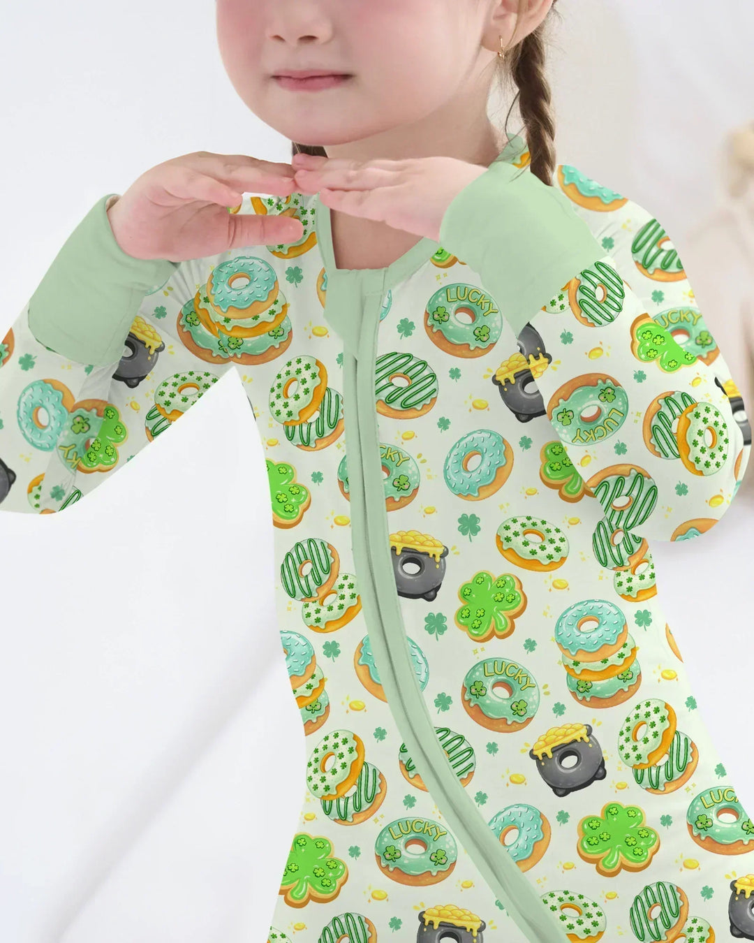 St. Patrick's Day Donut Bamboo Convertible Zippy